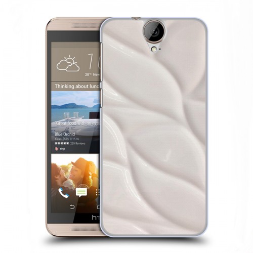 Дизайнерский пластиковый чехол для HTC One E9+ Керамика