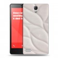 Дизайнерский пластиковый чехол для Xiaomi RedMi Note Керамика