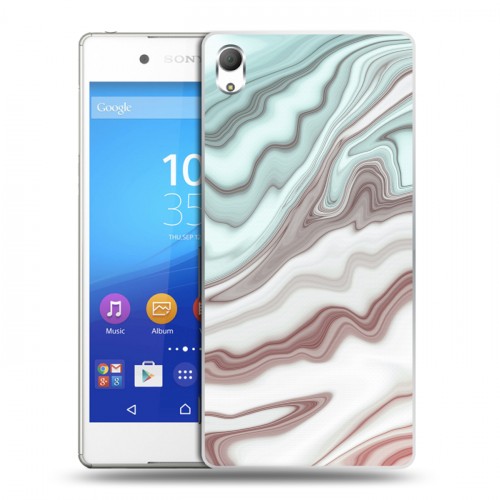 Дизайнерский пластиковый чехол для Sony Xperia Z3+ Керамика