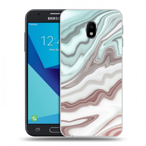 Дизайнерский пластиковый чехол для Samsung Galaxy J3 (2017) Керамика