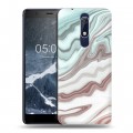 Дизайнерский пластиковый чехол для Nokia 5.1 Керамика