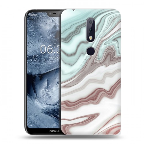 Дизайнерский силиконовый чехол для Nokia 6.1 Plus Керамика