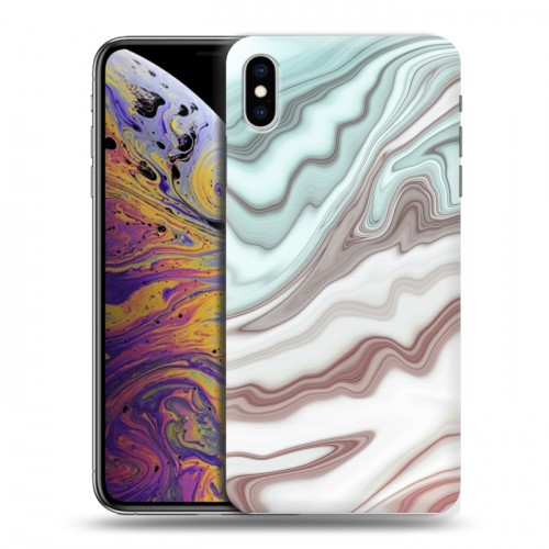 Дизайнерский силиконовый чехол для Iphone Xs Max Керамика