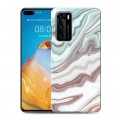 Дизайнерский пластиковый чехол для Huawei P40 Керамика