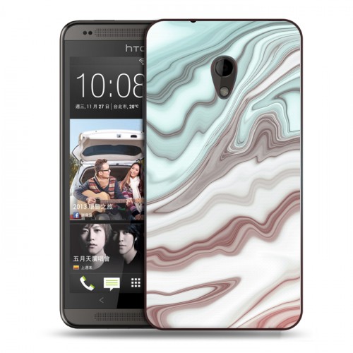 Дизайнерский пластиковый чехол для HTC Desire 700 Керамика