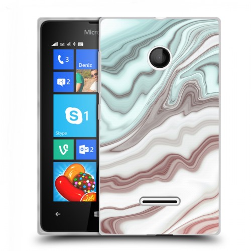 Дизайнерский пластиковый чехол для Microsoft Lumia 435 Керамика