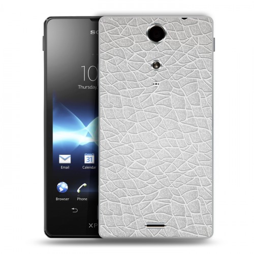 Дизайнерский пластиковый чехол для Sony Xperia TX Керамика