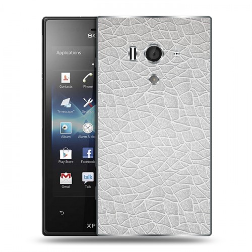 Дизайнерский пластиковый чехол для Sony Xperia acro S Керамика