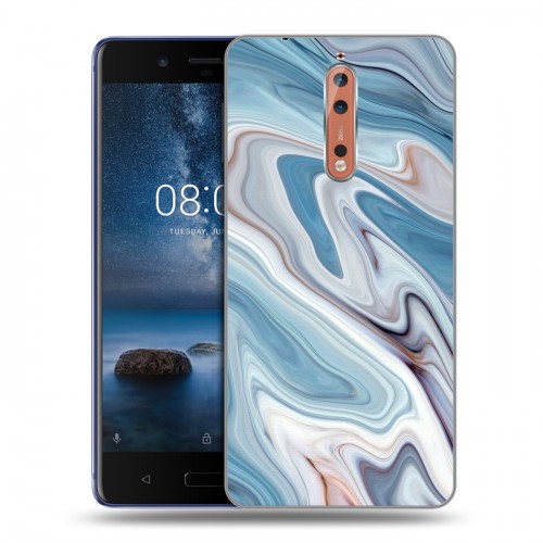 Дизайнерский пластиковый чехол для Nokia 8 Керамика