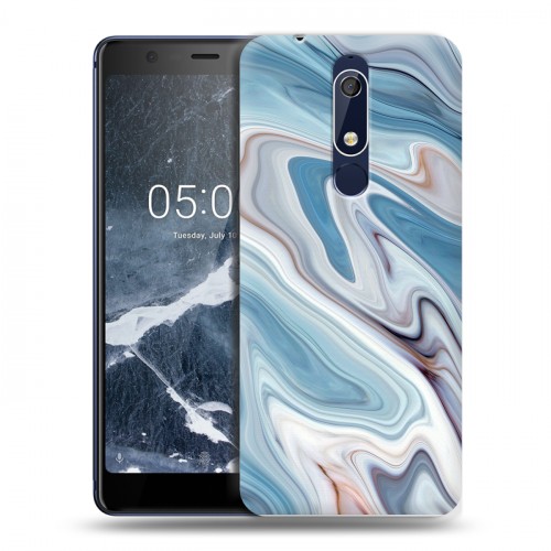 Дизайнерский пластиковый чехол для Nokia 5.1 Керамика