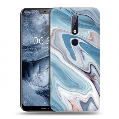 Дизайнерский пластиковый чехол для Nokia 6.1 Plus Керамика