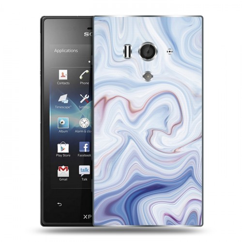 Дизайнерский пластиковый чехол для Sony Xperia acro S Керамика