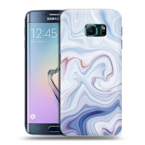 Дизайнерский пластиковый чехол для Samsung Galaxy S6 Edge Керамика