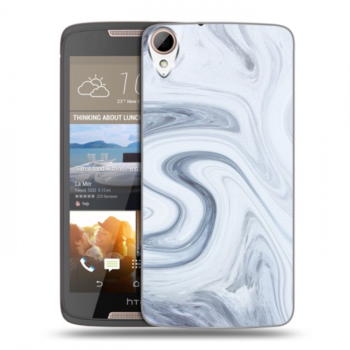 Дизайнерский силиконовый чехол для HTC Desire 828 Керамика