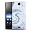 Дизайнерский пластиковый чехол для Sony Xperia TX Керамика