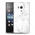 Дизайнерский пластиковый чехол для Sony Xperia acro S Керамика