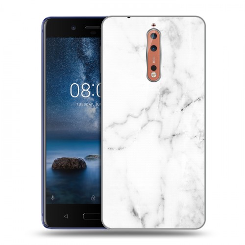 Дизайнерский пластиковый чехол для Nokia 8 Керамика