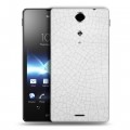 Дизайнерский пластиковый чехол для Sony Xperia TX Керамика