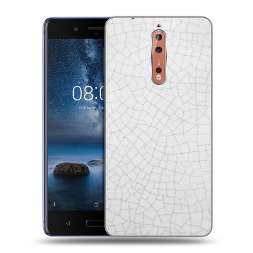 Дизайнерский пластиковый чехол для Nokia 8 Керамика