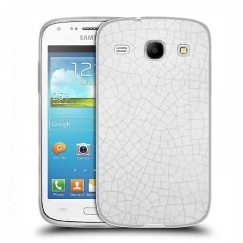 Дизайнерский пластиковый чехол для Samsung Galaxy Core Керамика