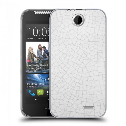 Дизайнерский силиконовый чехол для HTC Desire 310 Керамика