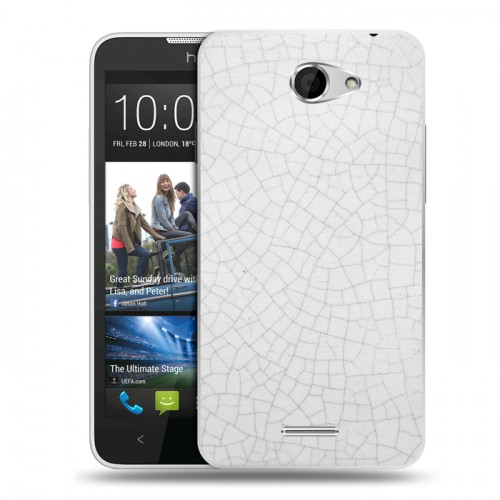 Дизайнерский пластиковый чехол для HTC Desire 516 Керамика