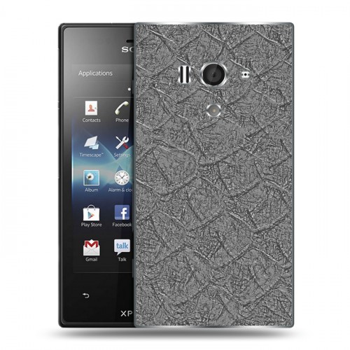 Дизайнерский пластиковый чехол для Sony Xperia acro S Керамика