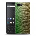 Дизайнерский пластиковый чехол для BlackBerry KEY2 Кожа змей