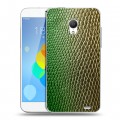 Дизайнерский силиконовый чехол для  Meizu MX3 Кожа змей