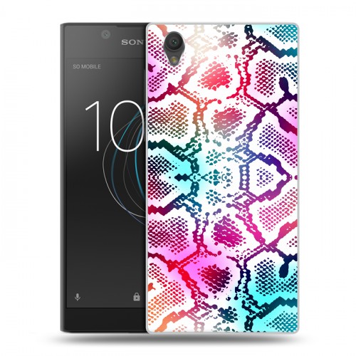 Дизайнерский пластиковый чехол для Sony Xperia L1 Кожа змей