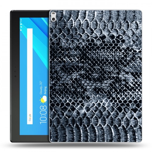 Дизайнерский силиконовый чехол для Lenovo Tab 4 10 Plus Кожа змей