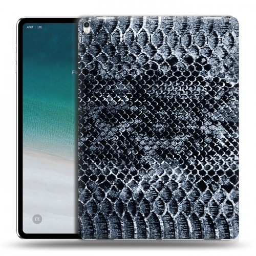 Дизайнерский силиконовый чехол для IPad Pro 12.9 (2018) Кожа змей