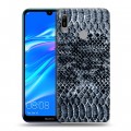 Дизайнерский пластиковый чехол для Huawei Y6 (2019) Кожа змей