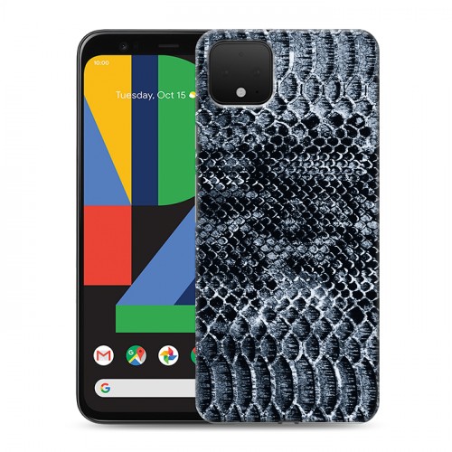 Дизайнерский силиконовый чехол для Google Pixel 4 XL Кожа змей