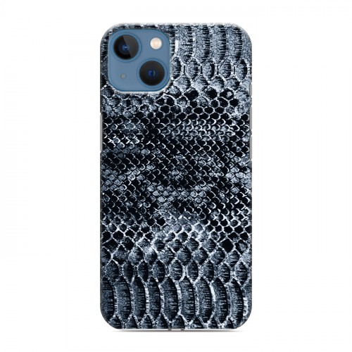 Дизайнерский силиконовый чехол для Iphone 13 Кожа змей