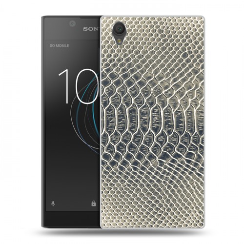 Дизайнерский пластиковый чехол для Sony Xperia L1 Кожа змей