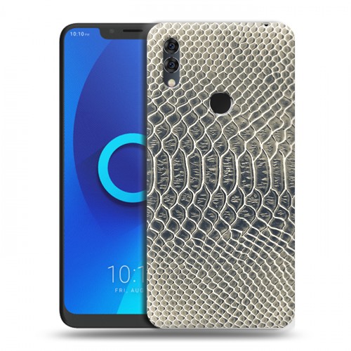 Дизайнерский силиконовый чехол для Alcatel 5V Кожа змей