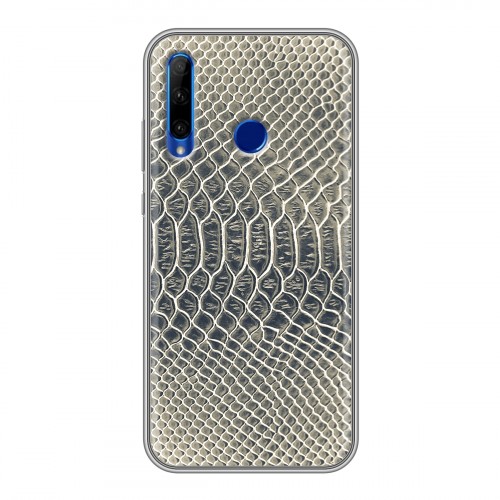 Дизайнерский силиконовый чехол для Huawei Honor 10i Кожа змей