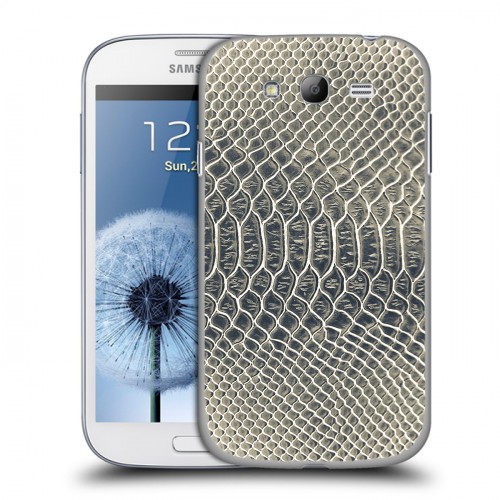 Дизайнерский пластиковый чехол для Samsung Galaxy Grand Кожа змей