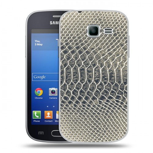 Дизайнерский пластиковый чехол для Samsung Galaxy Trend Lite Кожа змей