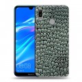 Дизайнерский пластиковый чехол для Huawei Y6 (2019) Кожа змей