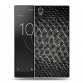 Дизайнерский пластиковый чехол для Sony Xperia L1 Кожа змеи