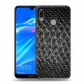 Дизайнерский пластиковый чехол для Huawei Y6 (2019) Кожа змеи