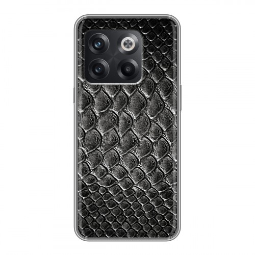 Дизайнерский силиконовый чехол для OnePlus 10T Кожа змеи
