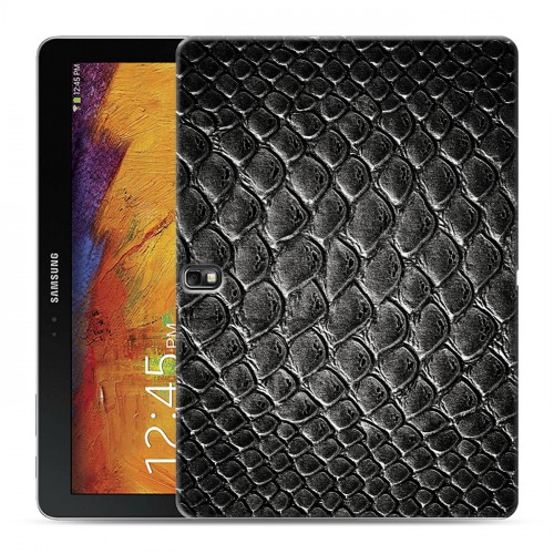 Дизайнерский силиконовый чехол для Samsung Galaxy Note 10.1 2014 editon Кожа змеи