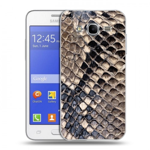 Дизайнерский пластиковый чехол для Samsung Galaxy J7 Кожа змей