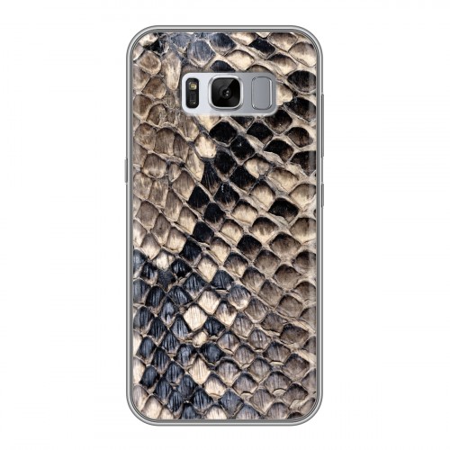 Дизайнерский силиконовый чехол для Samsung Galaxy S8 Plus Кожа змей
