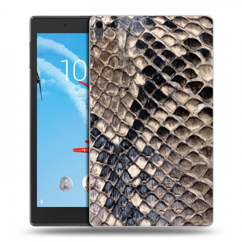 Дизайнерский силиконовый чехол для Lenovo Tab 4 8 Plus Кожа змей