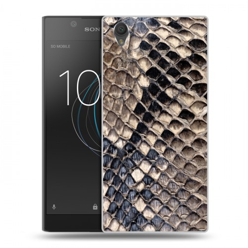 Дизайнерский пластиковый чехол для Sony Xperia L1 Кожа змей