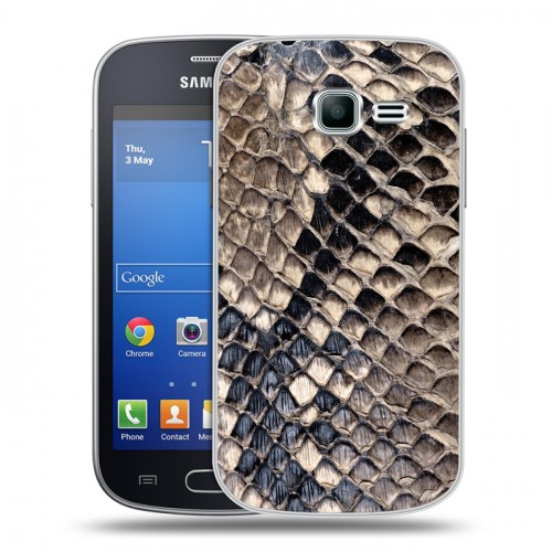 Дизайнерский пластиковый чехол для Samsung Galaxy Trend Lite Кожа змей